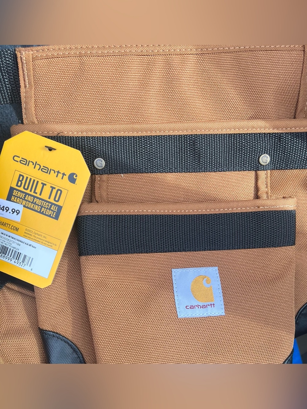 CARHARTT TOOL BELT 7 pocket utility construction handy personal waist caddy NEW